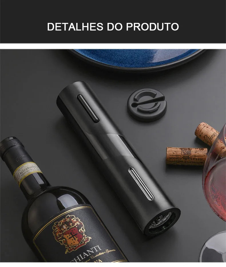Abridor de garrafa de vinho elétrico, FRETE GRÁTIS