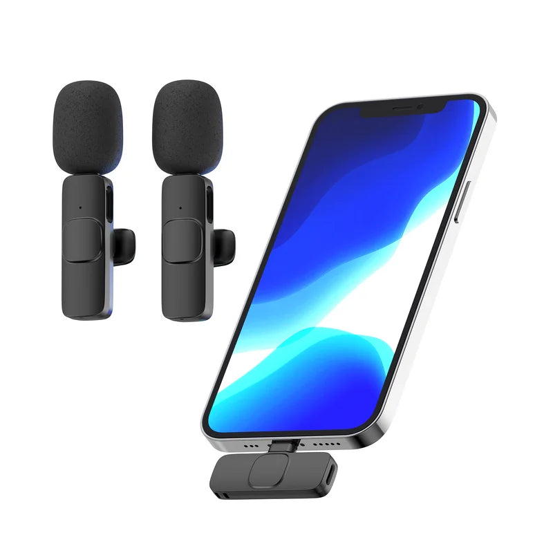 Microfone de lapela sem fio