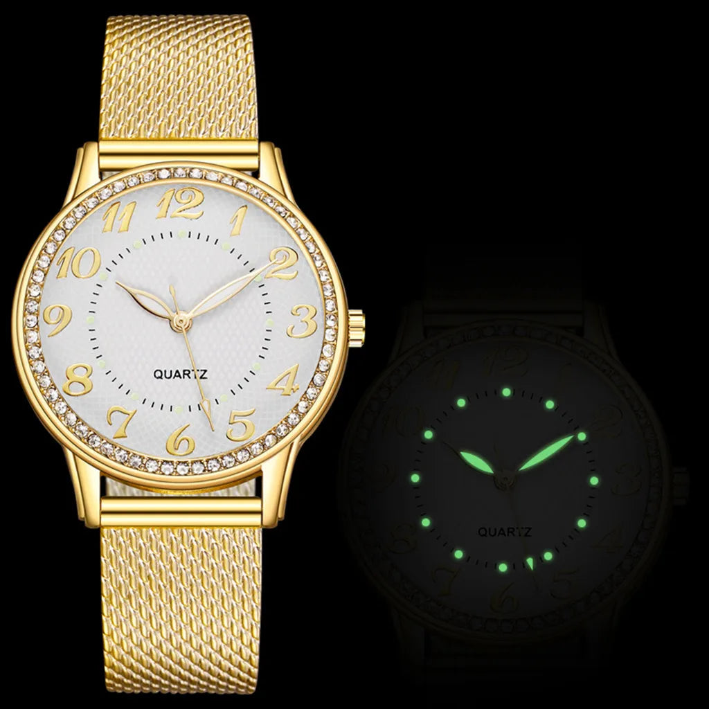 Relogio feminino Luxury