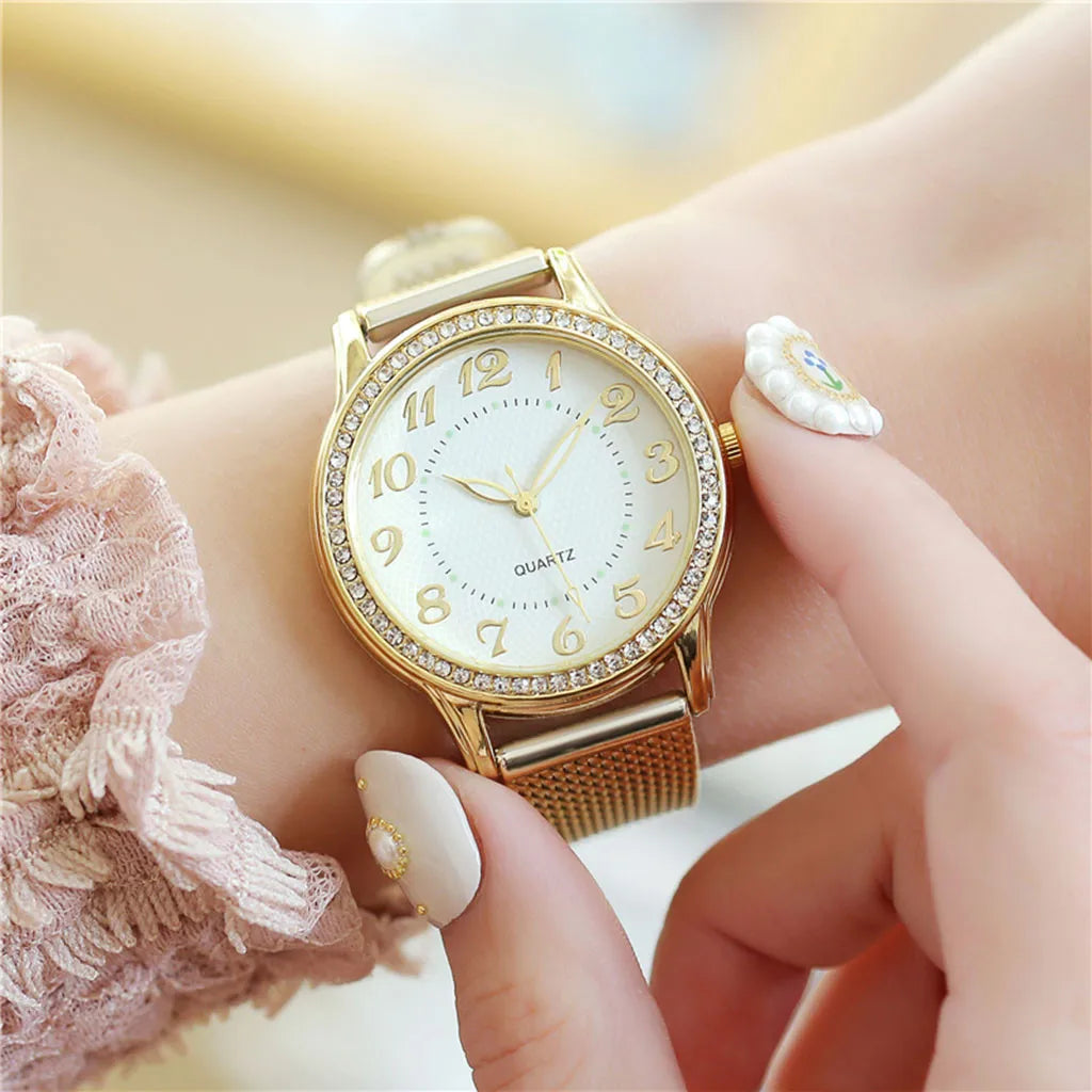 Relogio feminino Luxury