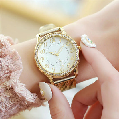Relogio feminino Luxury