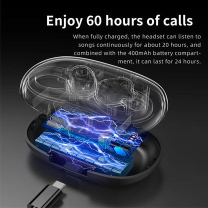 Fone sem fio Tws Audifonos Bluetooth Wireless Headphones Noise Reduction Stereo Hook Headsets Sport Earphone Game Case Fone De Ouvido Sem Fio