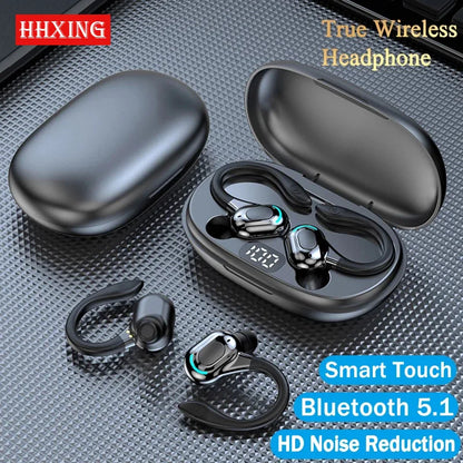 Fone sem fio Tws Audifonos Bluetooth Wireless Headphones Noise Reduction Stereo Hook Headsets Sport Earphone Game Case Fone De Ouvido Sem Fio