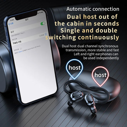 Fone sem fio Tws Audifonos Bluetooth Wireless Headphones Noise Reduction Stereo Hook Headsets Sport Earphone Game Case Fone De Ouvido Sem Fio